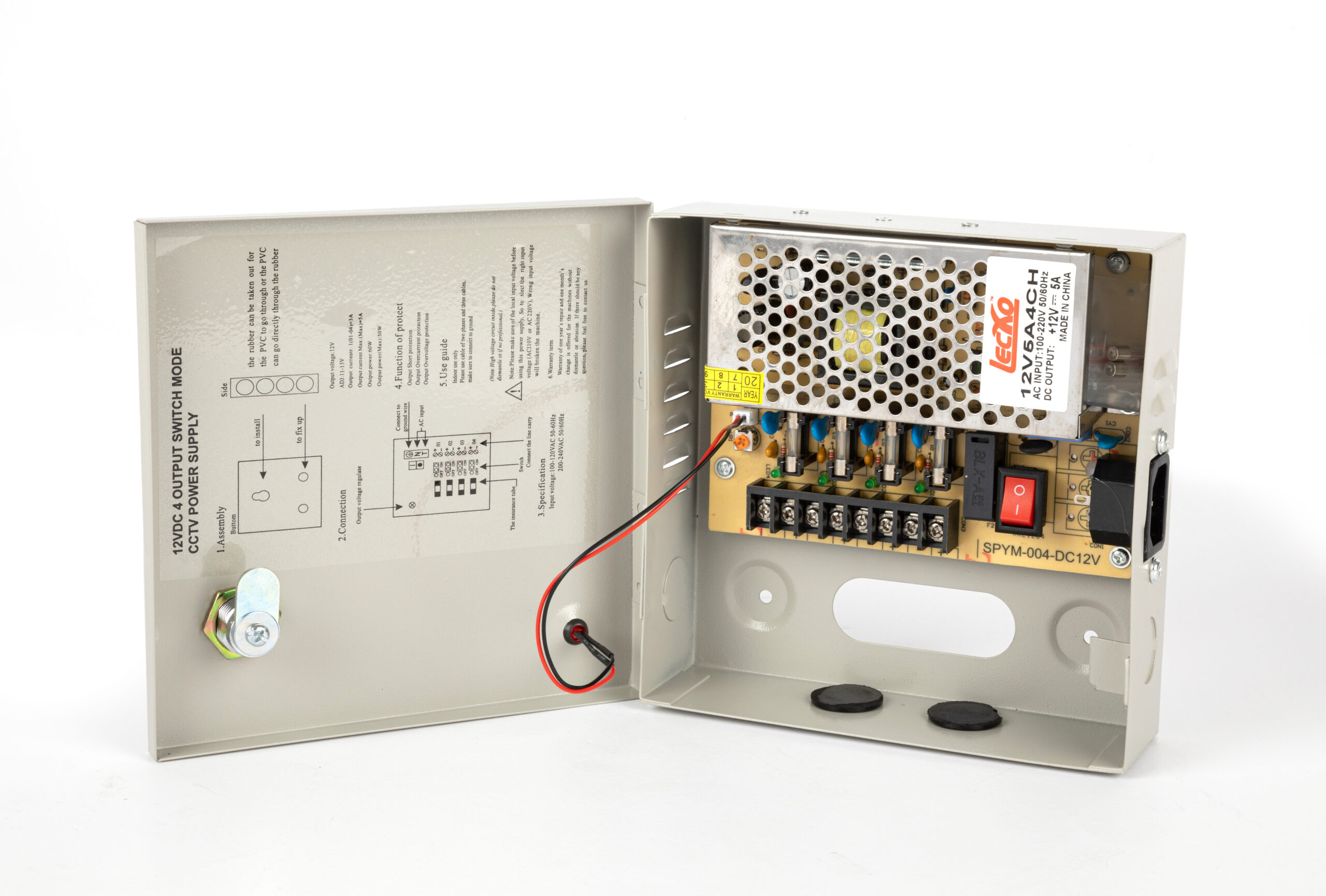 CCTV Power Box <br>12V 6A 4-Channel