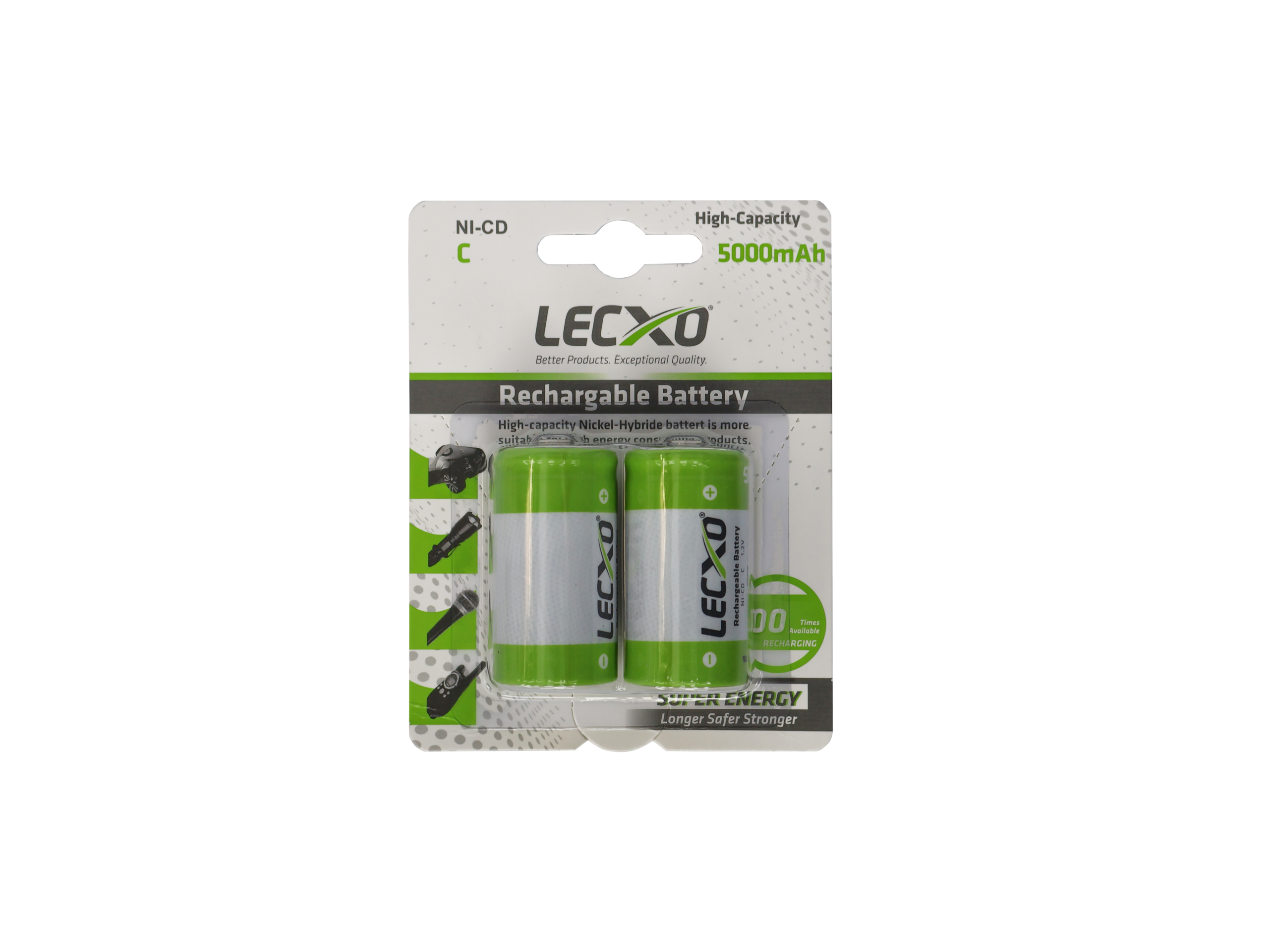 Sub-C Ni-Cd Rechargeable Battery C-5000 - Image 2