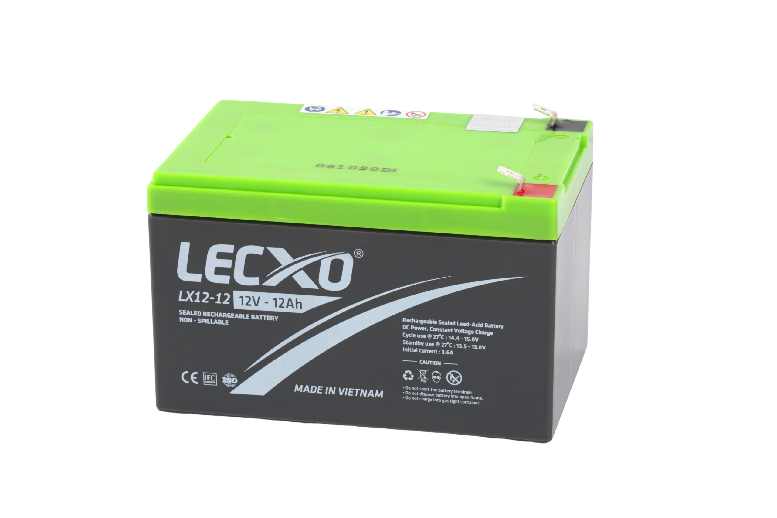Rechargeable Sealed Lead Acid Battery 12V 12AH - Image 2