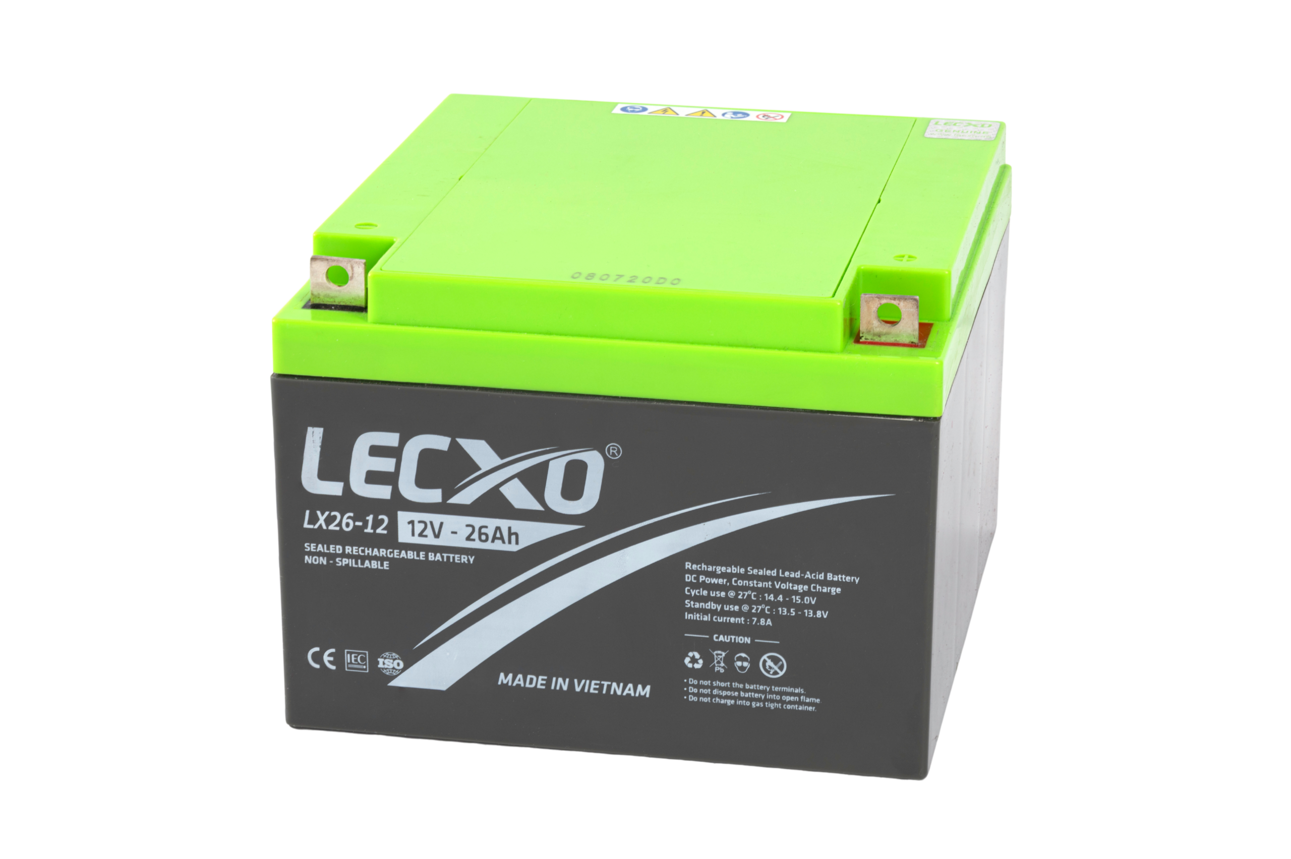Rechargeable Sealed Lead Acid Battery 12V 26AH - Image 2