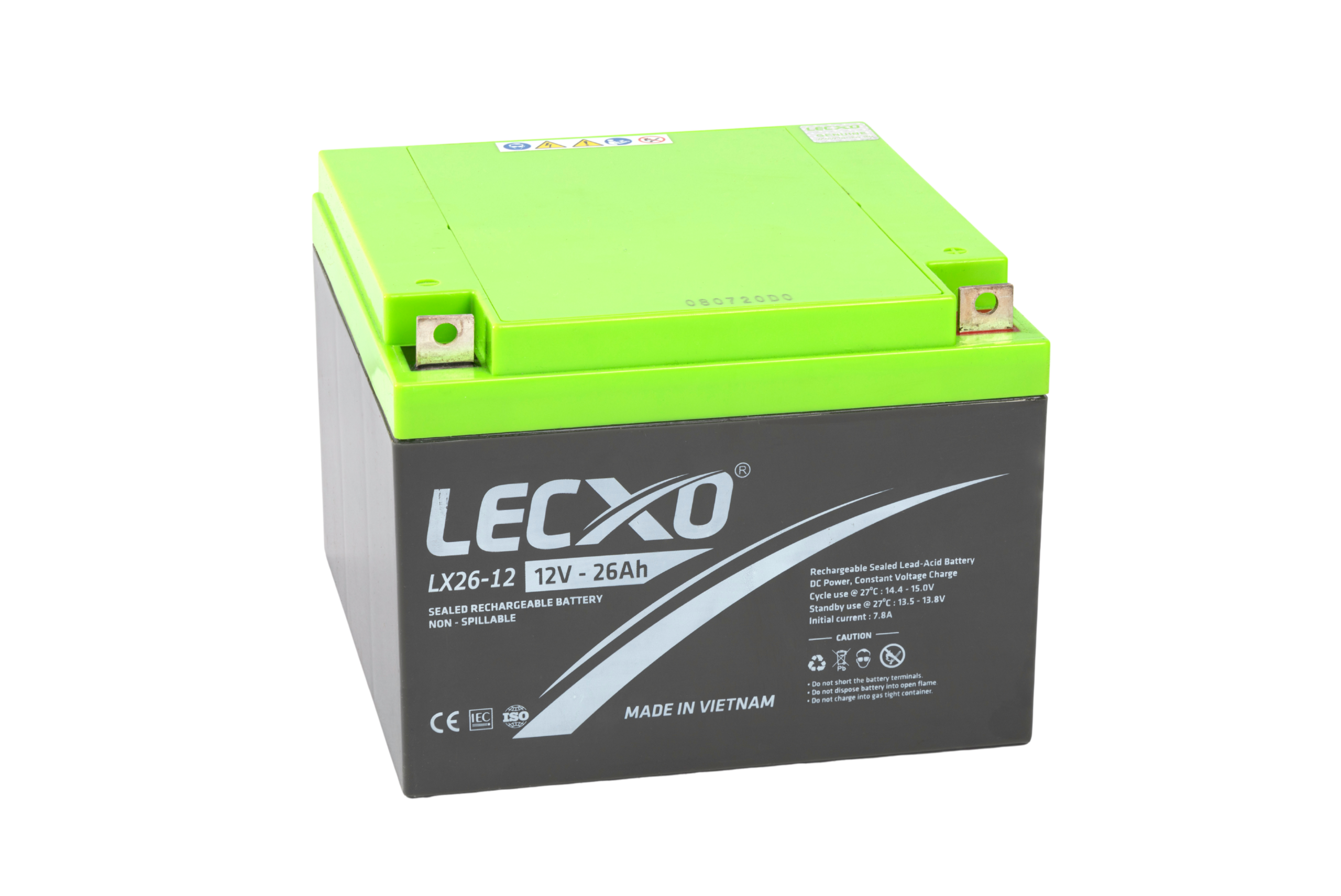Rechargeable Sealed Lead Acid Battery 12V 26AH - Image 3