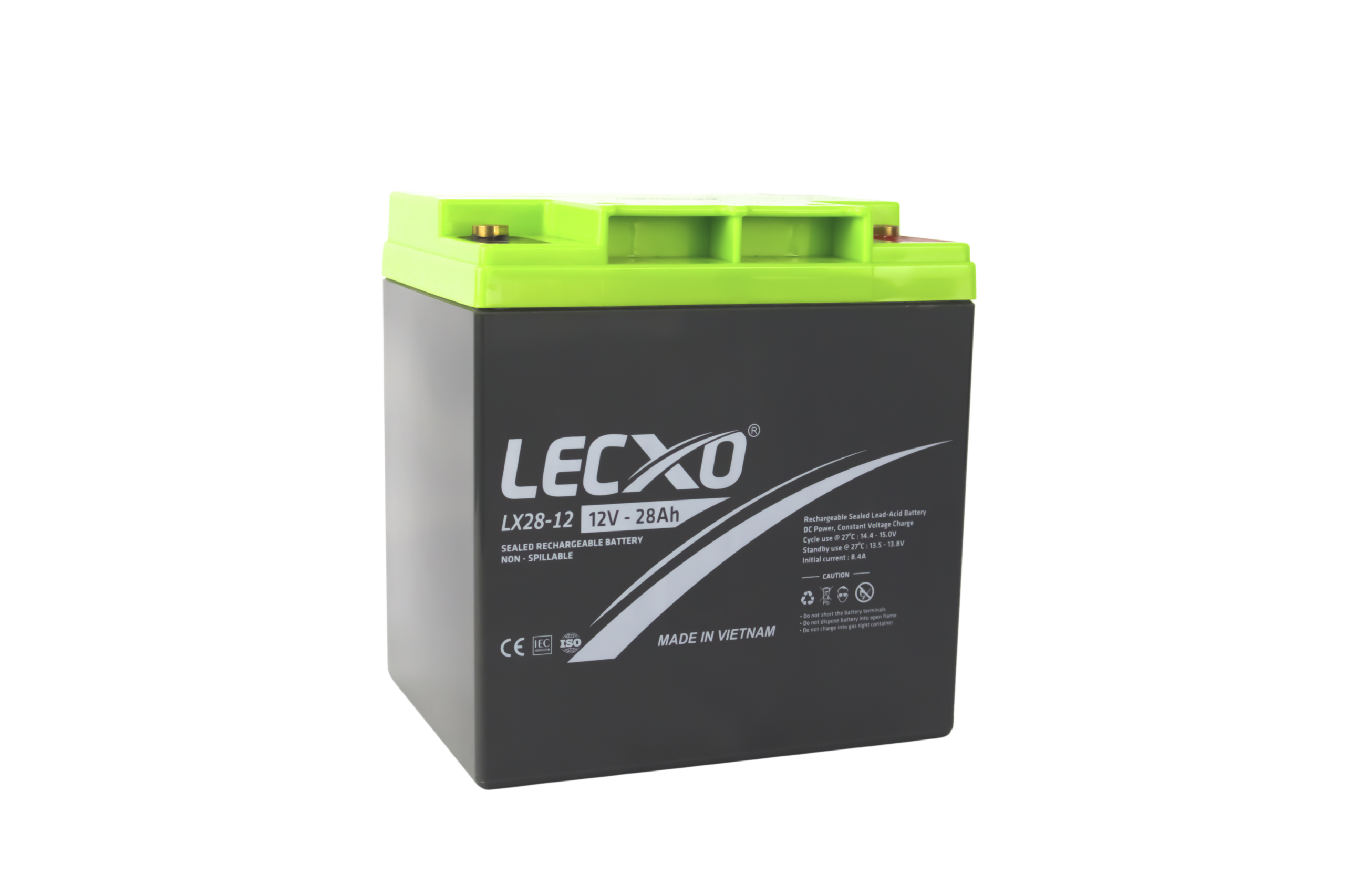 Rechargeable Sealed Lead Acid Battery 12V 28AH - Image 2