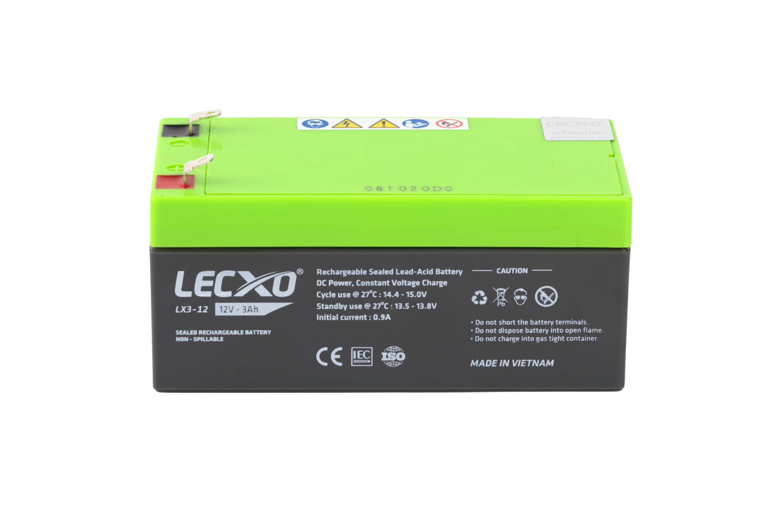 Rechargeable Sealed Lead Acid Battery 12V 3AH
