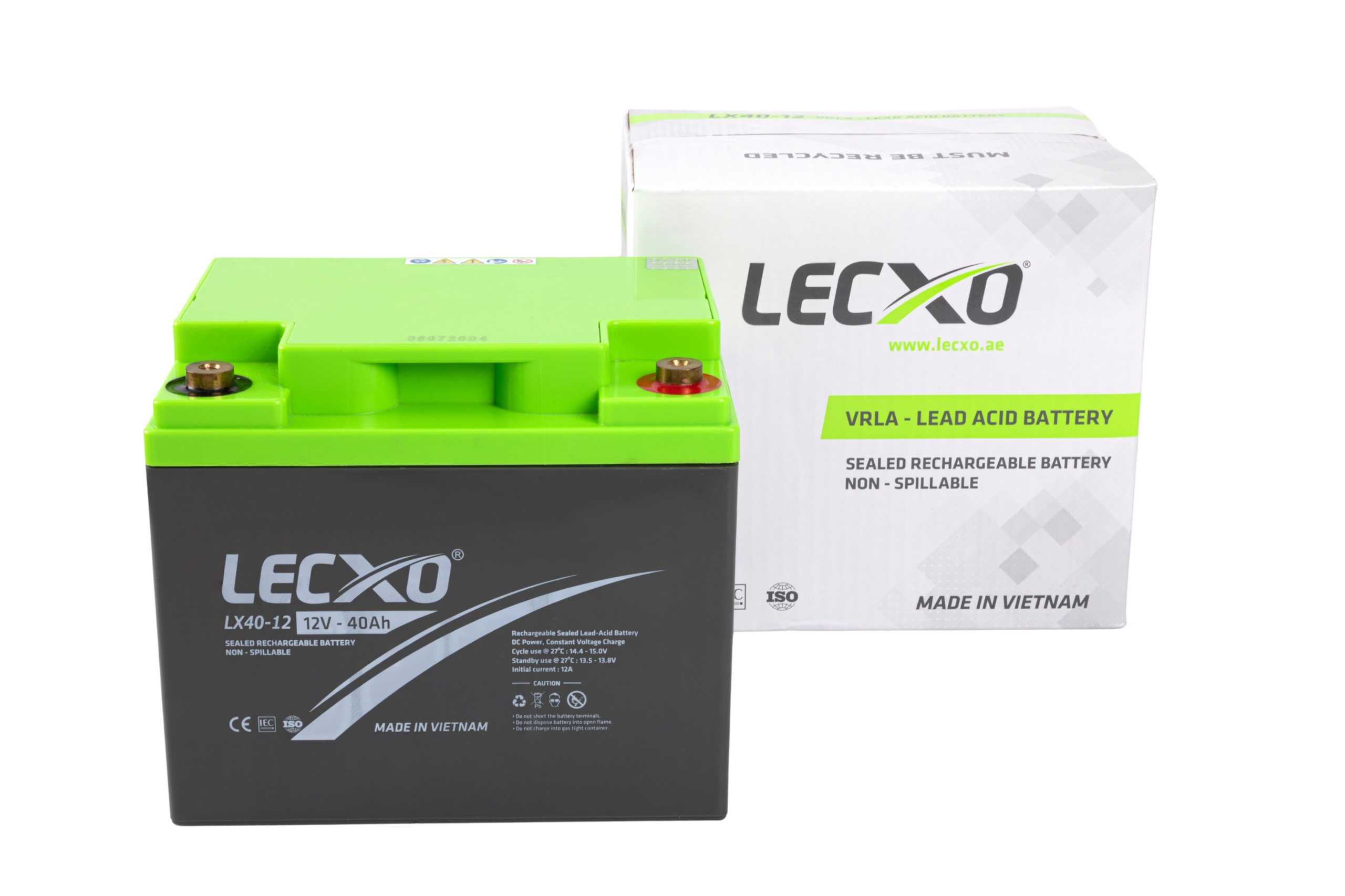 Rechargeable Sealed Lead Acid Battery 12V 40AH - Image 3