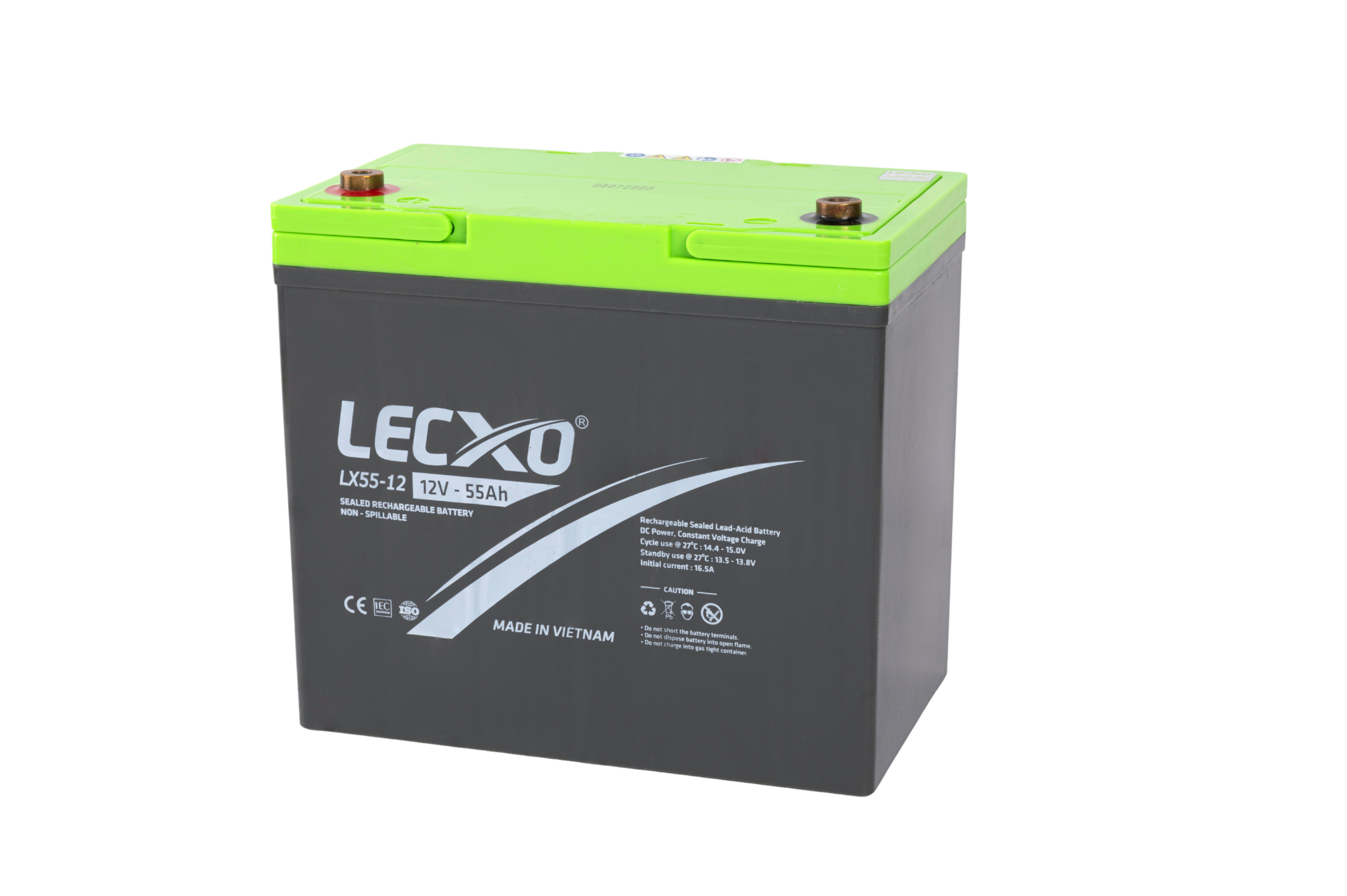 Rechargeable Sealed Lead Acid Battery 12V 55AH - Image 2