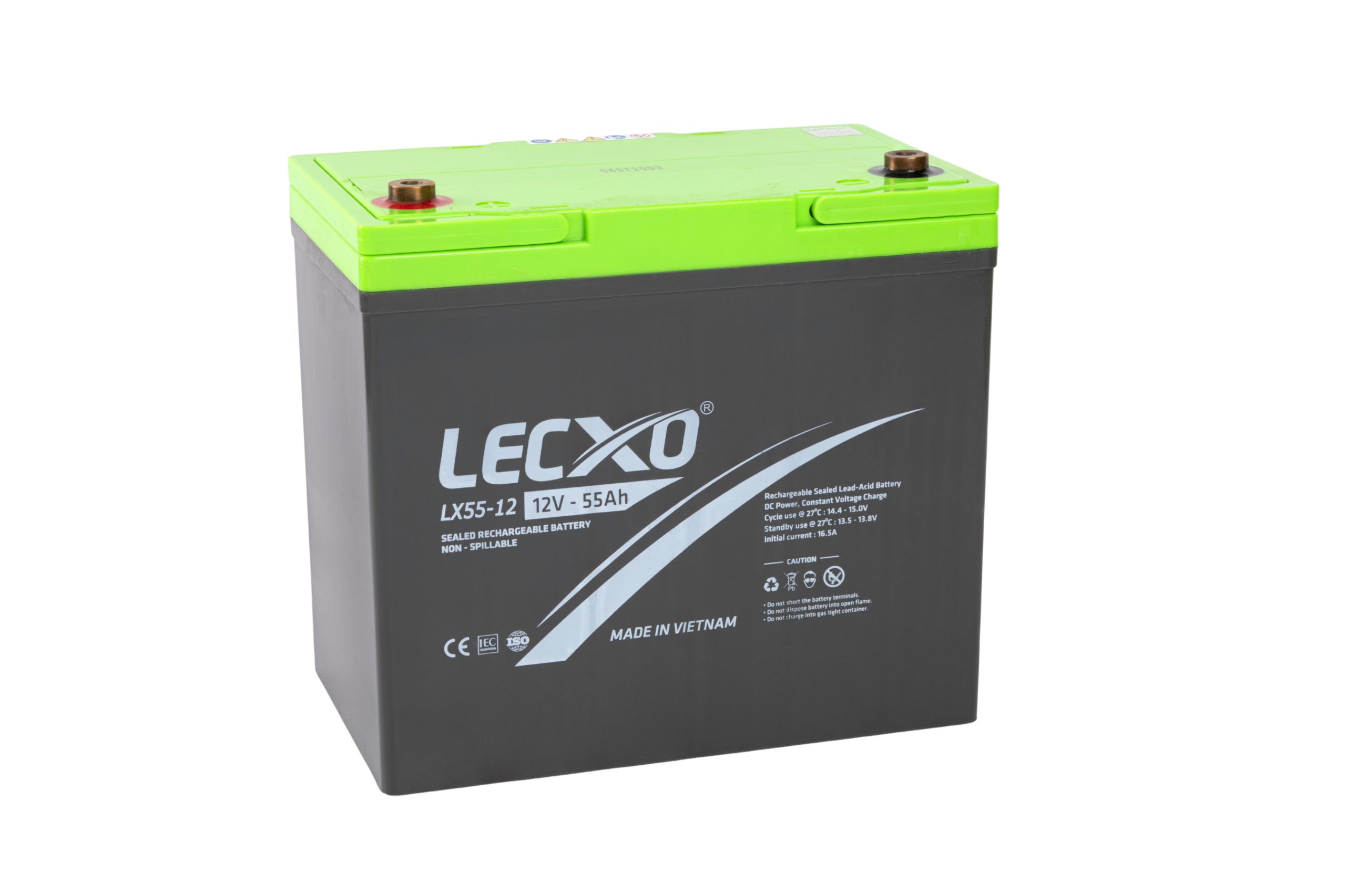 Rechargeable Sealed Lead Acid Battery 12V 55AH - Image 3