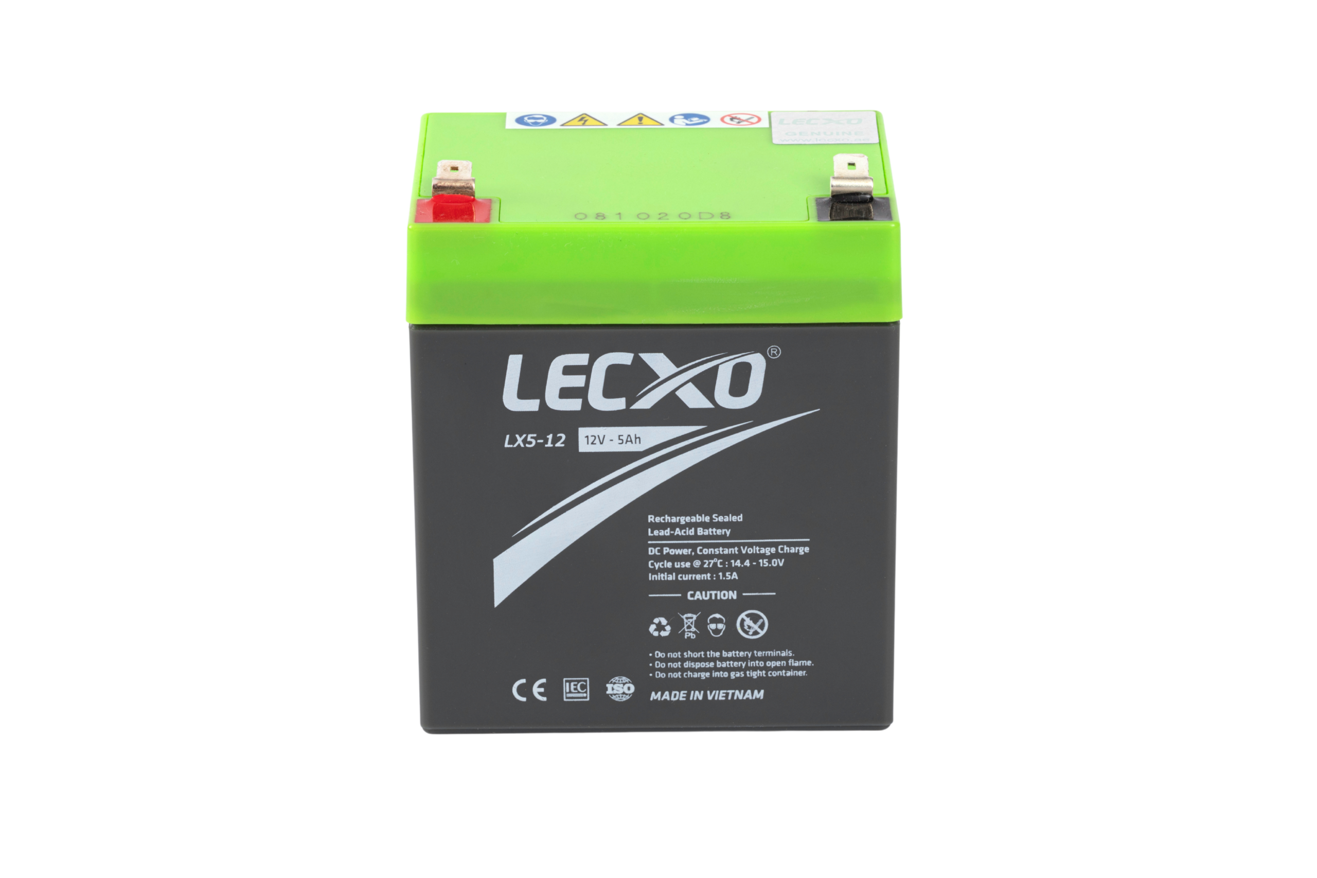 Rechargeable Sealed Lead Acid Battery 12V 5AH