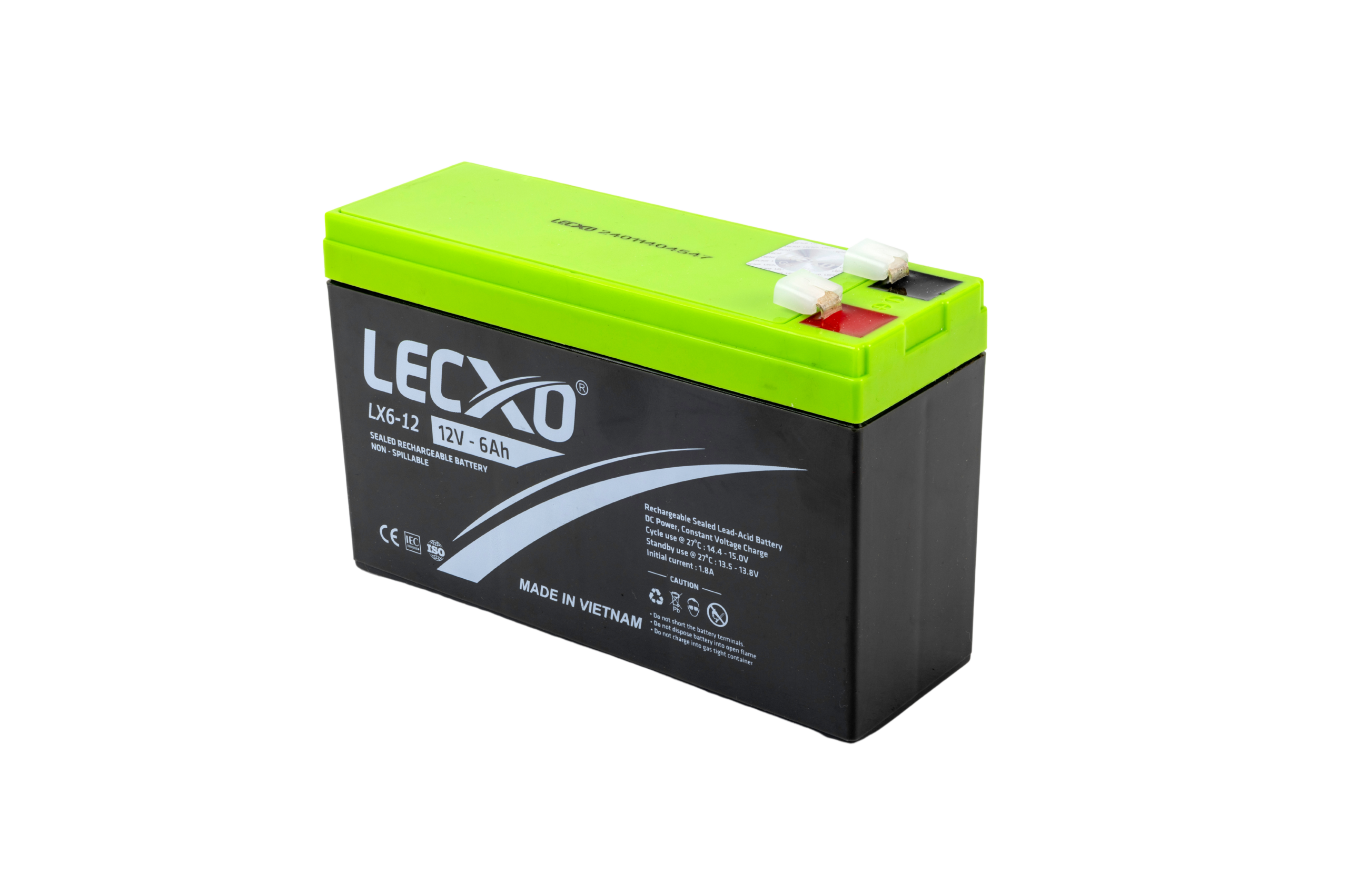 Rechargeable Sealed Lead Acid Battery 12V 6AH - Image 2