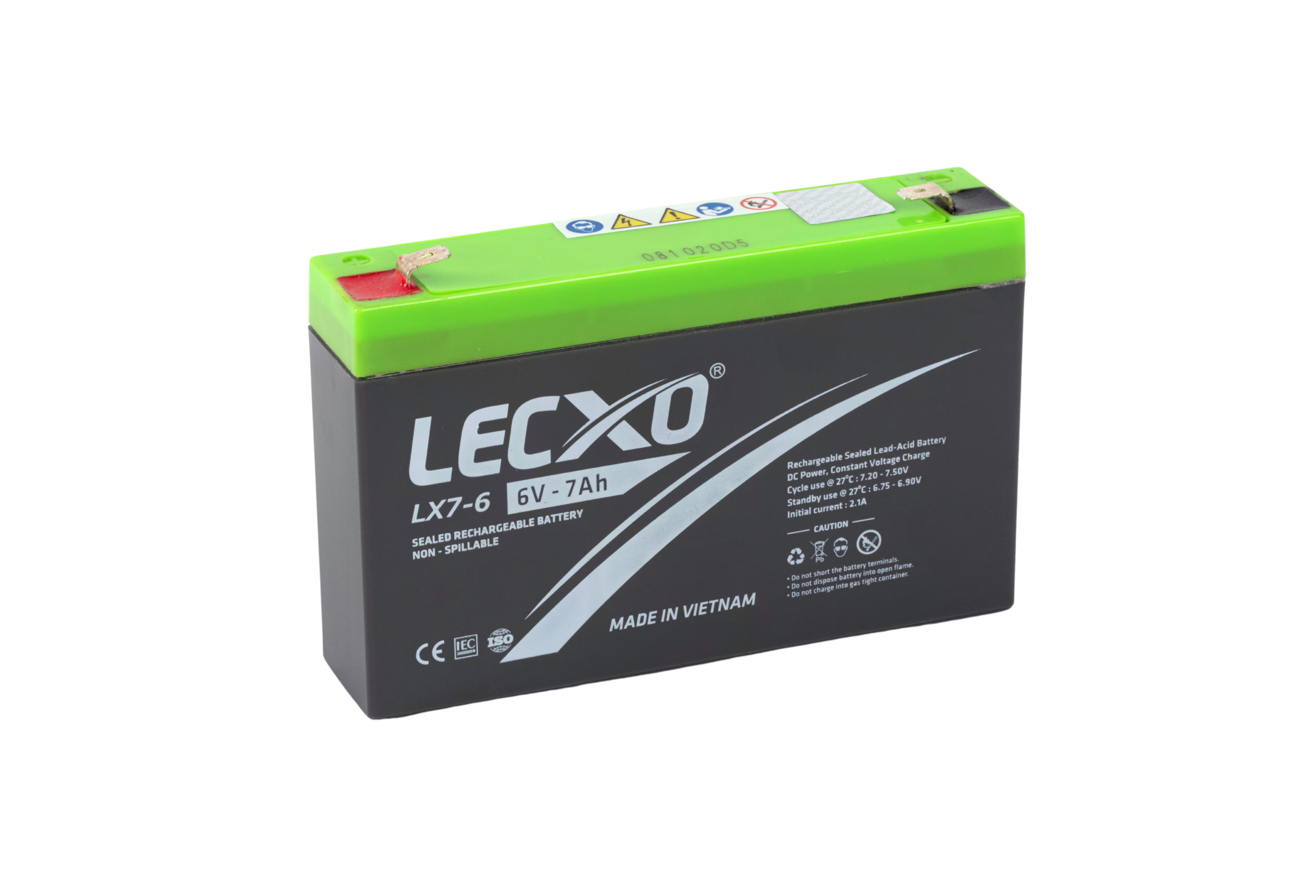 Rechargeable Sealed Lead Acid Battery 6V 7AH - Image 2
