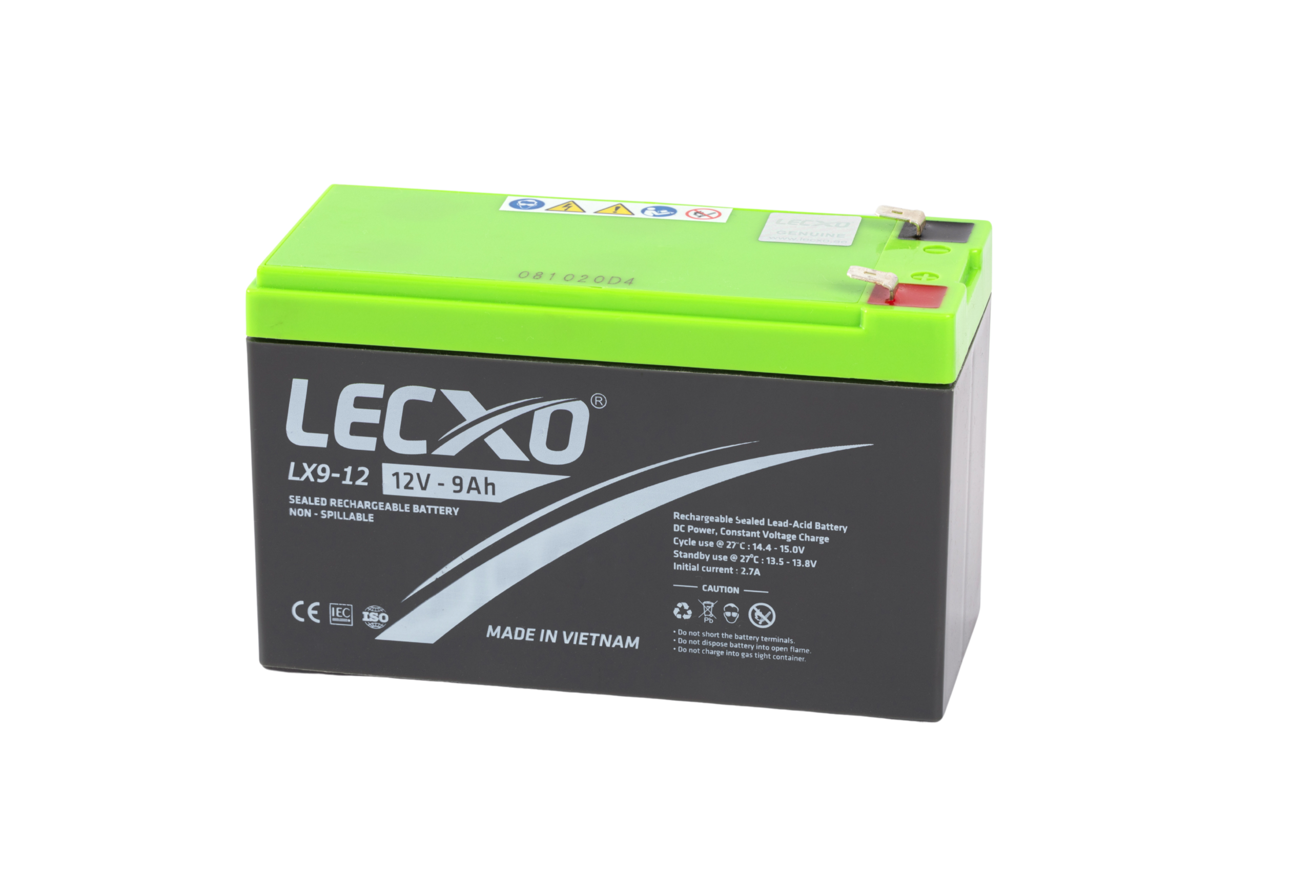 Rechargeable Sealed Lead Acid Battery 12V 9AH - Image 2