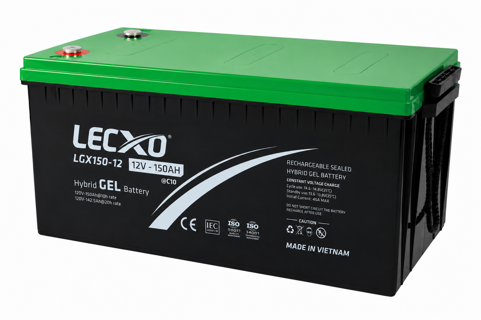 Valve Regulated Lead Acid Hybrid Gel Battery 12V 150AH - Image 2