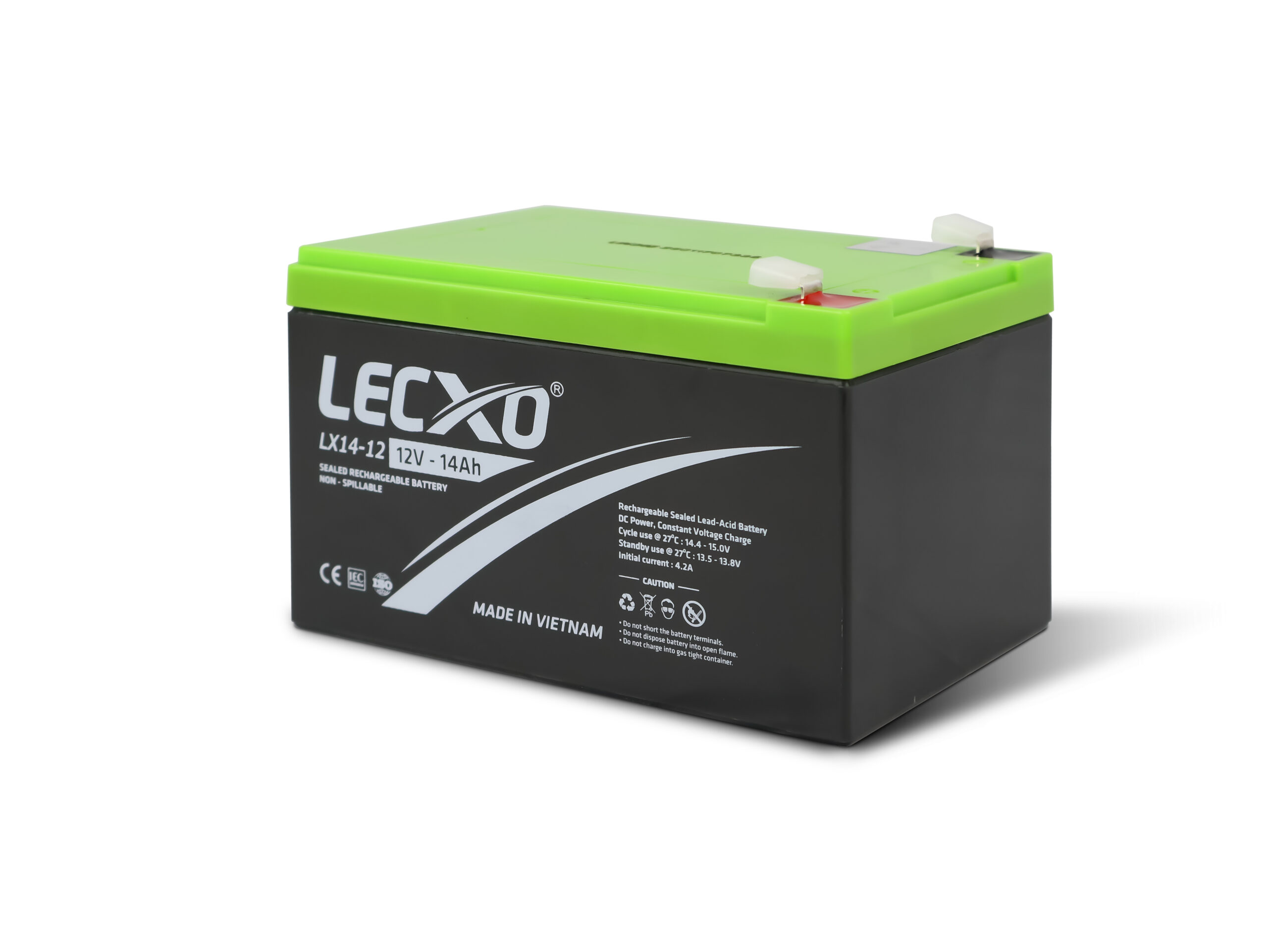 Rechargeable Sealed Lead Acid Battery 12V 14AH - Image 3