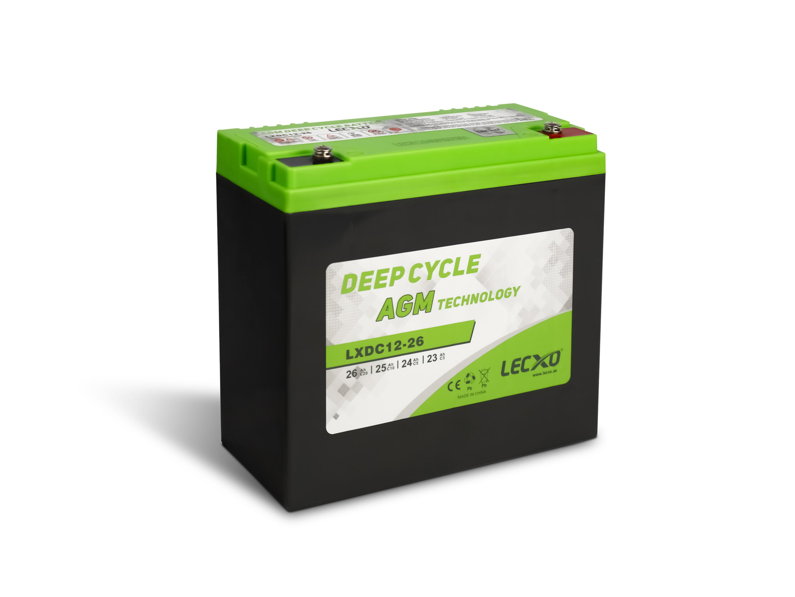 Deep Cycle AGM Battery 12V 26AH - Image 3