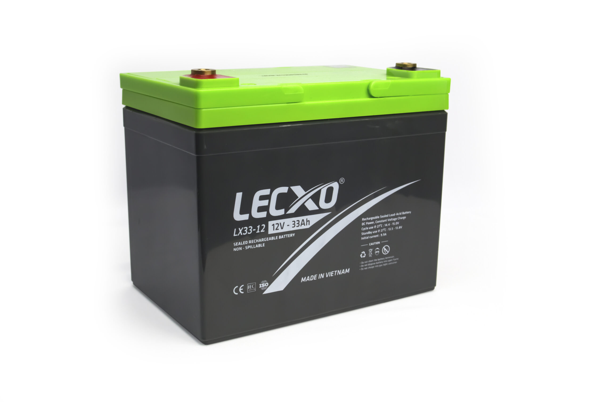 Rechargeable Sealed Lead Acid Battery 12V 33AH - Image 2