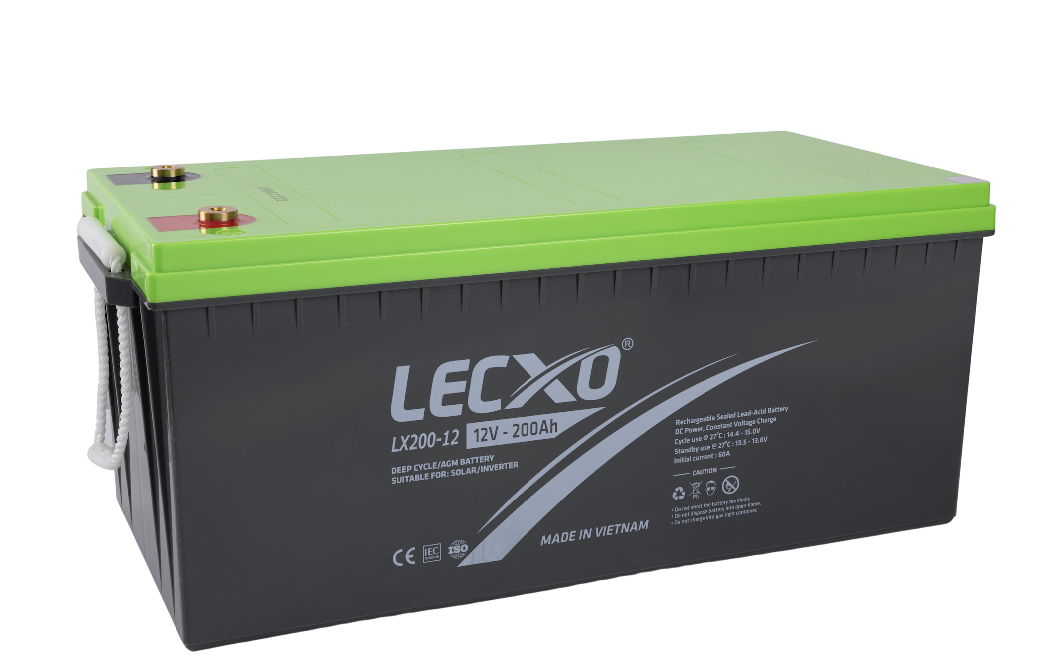 Deep Cycle AGM Battery 12V 200AH - Image 2