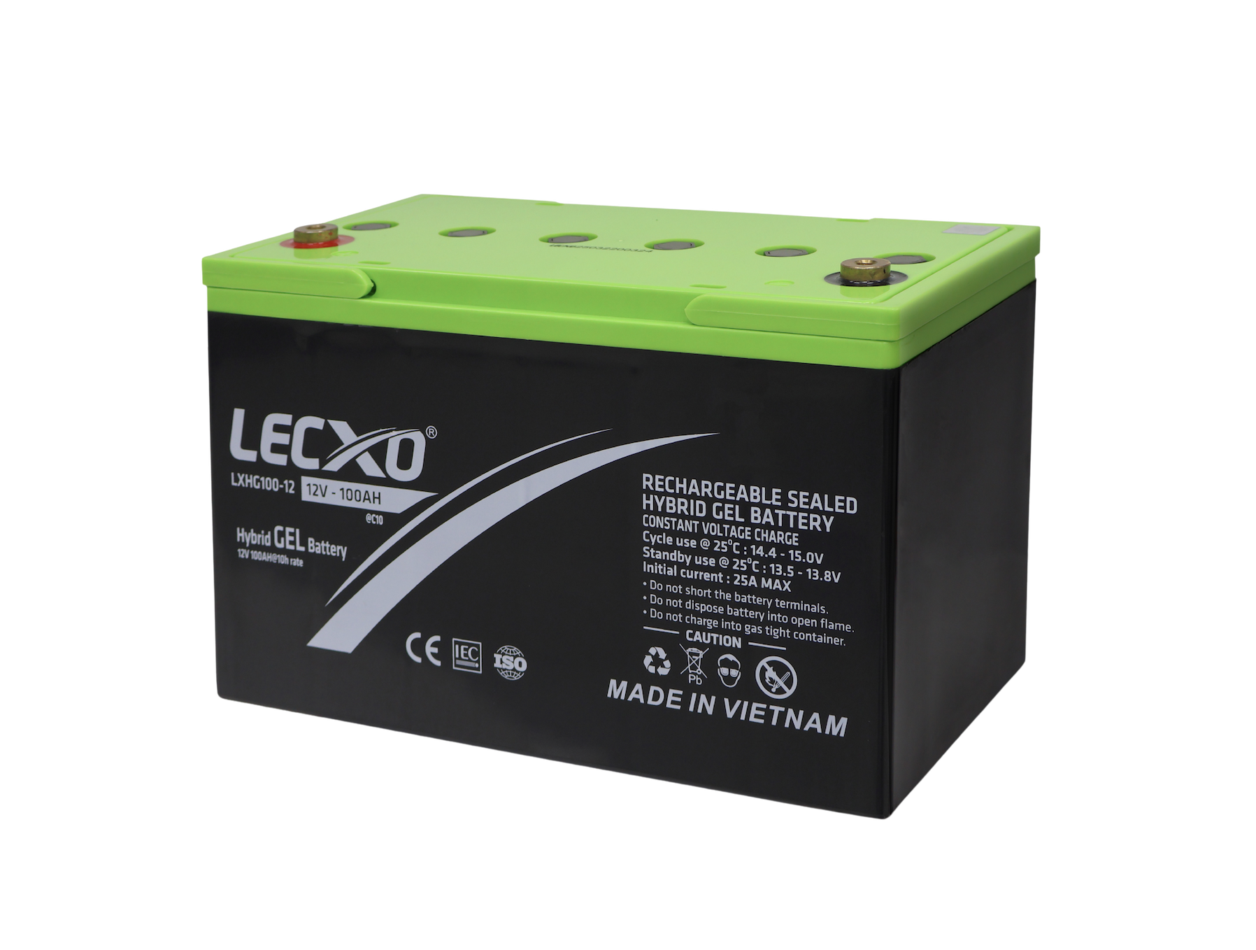 Valve Regulated Lead Acid Hybrid Gel Battery 12V 100AH - Image 2